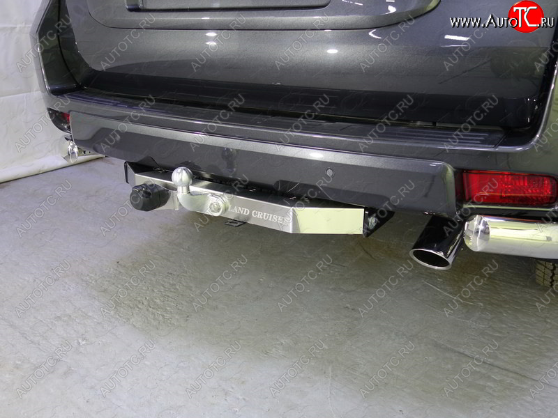 16 999 р. Фаркоп (тягово-сцепное устройство) TCC Toyota Land Cruiser Prado J150 дорестайлинг (2009-2013) (оцинкованный, шар F , надпись Land Cruiser)  с доставкой в г. Пермь