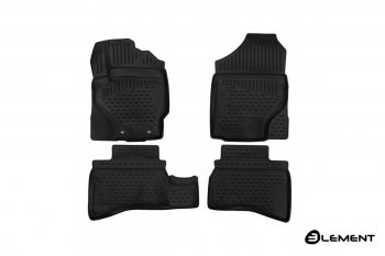 Коврики 3D в салон (полиуретан) (правый руль) Element Toyota Aqua  P10 (2011-2014) дорестайлинг