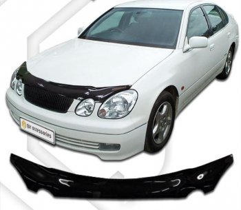 Дефлектор капота CA-Plastic Toyota Aristo  S160 (1997-2001) дорестайлинг