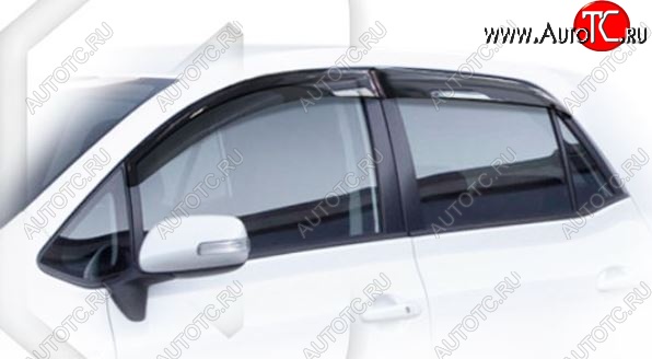 1 899 р. Дефлектора окон CA-Plastic  Toyota Auris  E150 (2010-2012) хэтчбэк 5 дв. рестайлинг (Classic полупрозрачный)  с доставкой в г. Пермь