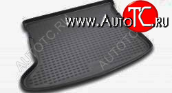 1 559 р. Коврик в багажник Element (полиуретан)  Toyota Auris  E150 (2006-2010) хэтчбэк 5 дв. дорестайлинг (Чёрный)  с доставкой в г. Пермь