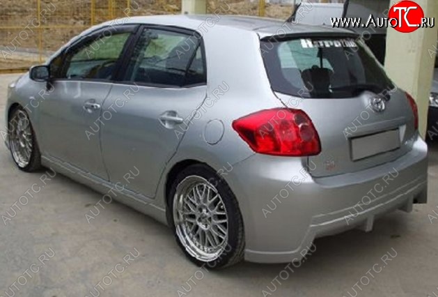 10 199 р. Задний бампер CT Toyota Auris E150 хэтчбэк 5 дв. дорестайлинг (2006-2010) (Неокрашенный)  с доставкой в г. Пермь