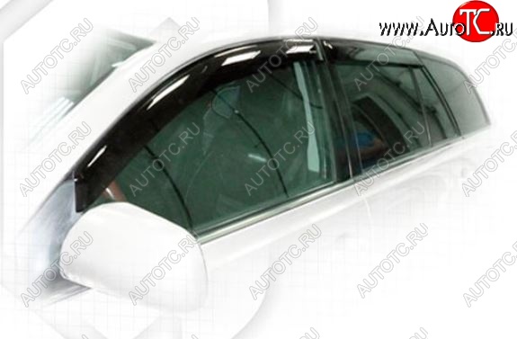 1 999 р. Дефлектора окон CA-Plastic  Toyota Avensis  T250 универсал (2003-2006) дорестайлинг (Classic полупрозрачный, Без хром.молдинга, Крепление только на скотч)  с доставкой в г. Пермь