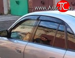 999 р. Комплект дефлекторов окон (ветровиков) 4 шт. (седан) Russtal Toyota Avensis T220 седан рестайлинг (2000-2003)  с доставкой в г. Пермь