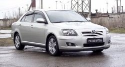 399 р. Реснички на фары RA Toyota Avensis T250 седан дорестайлинг (2003-2006) (Неокрашенные)  с доставкой в г. Пермь. Увеличить фотографию 5