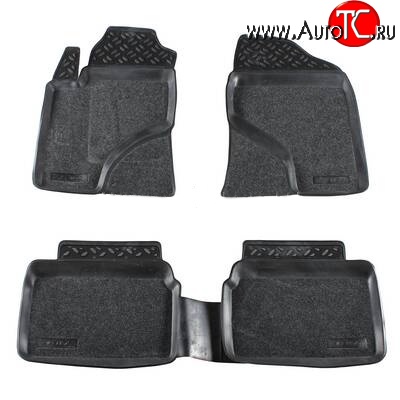 3 399 р. Комплект ковриков в салон Aileron 4 шт. (полиуретан, покрытие Soft)  Toyota Avensis ( T250 седан,  T250 универсал) (2003-2008) дорестайлинг, рестайлинг  с доставкой в г. Пермь