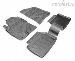 Комплект ковриков в салон Norplast Toyota Avensis ( T250 седан,  T250 универсал) (2003-2008) дорестайлинг, рестайлинг (Черный)