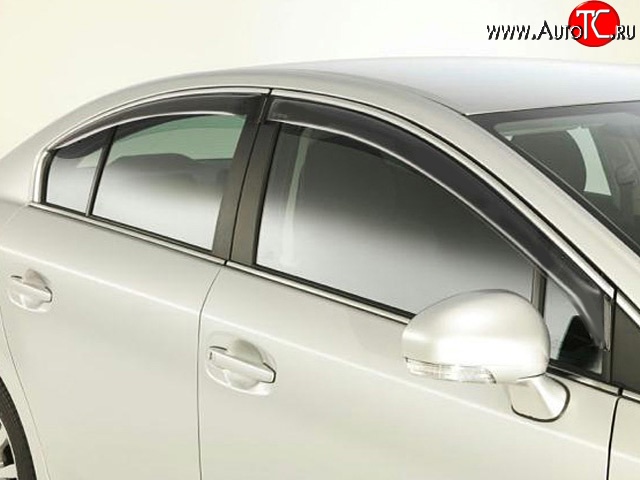 4 199 р. Дефлекторы окон (ветровики) Novline 4 шт Toyota Avensis T270 седан дорестайлинг (2008-2011)  с доставкой в г. Пермь