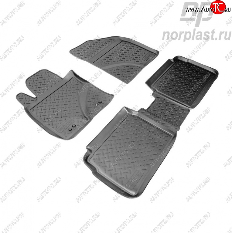 2 569 р. Комплект ковриков в салон (рестайлинг) Norplast Toyota Avensis T270 седан дорестайлинг (2008-2011)  с доставкой в г. Пермь