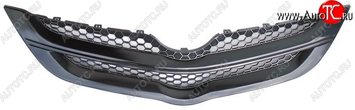 2 499 р. Решётка радиатора SAT Toyota Belta/Yaris XP90 седан (2005-2012) (Неокрашенная)  с доставкой в г. Пермь
