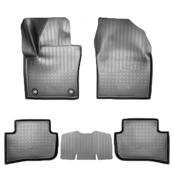 Коврики салонные Noplast (3D, полный привод) Toyota C-HR NGX10, ZGX10 дорестайлинг (2016-2019)