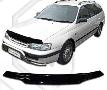 Дефлектор капота CA-Plastiс Toyota Caldina  T190 (1992-1997) дорестайлинг универсал, рестайлинг универсал