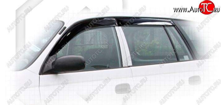 1 999 р. Дефлектора окон CA-Plastiс Toyota Caldina T190 дорестайлинг универсал (1992-1995) (Classic полупрозрачный, Без хром.молдинга)  с доставкой в г. Пермь