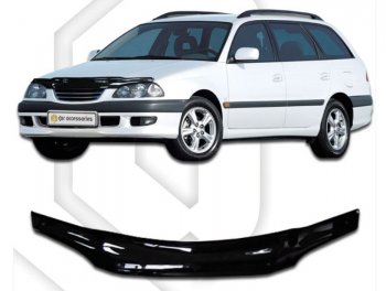 Дефлектор капота CA-Plastiс Toyota Caldina  T210 (1997-1999) дорестайлинг универсал