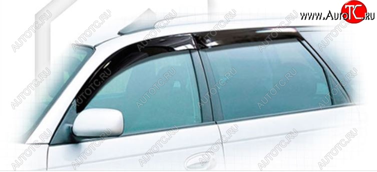 1 899 р. Дефлектора окон CA-Plastic Toyota Caldina T210 дорестайлинг универсал (1997-1999) (Classic полупрозрачный, Без хром.молдинга)  с доставкой в г. Пермь
