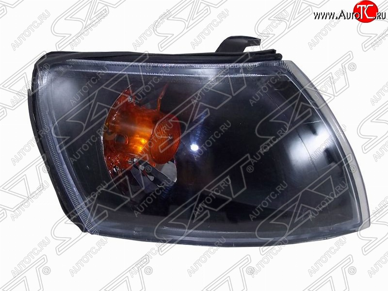 649 р. Правый габарит передний SAT (чёрный хрусталь) Toyota Caldina T210 дорестайлинг универсал (1997-1999)  с доставкой в г. Пермь