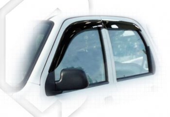 Дефлектора окон CA-Plastic Toyota Cami  J100 (2000-2006) рестайлинг (Classic полупрозрачный)