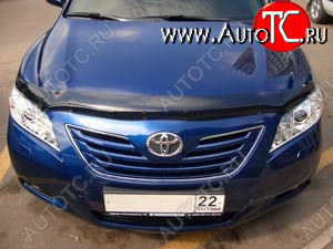 3 299 р. Дефлектор капота SIM Toyota Camry XV40 рестайлинг (2009-2011)  с доставкой в г. Пермь