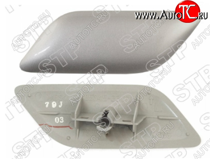 1 099 р. Крышка омывателя фары SAT (Левая). Toyota Camry XV40 рестайлинг (2009-2011) (Неокрашенная)  с доставкой в г. Пермь