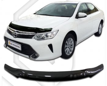 Дефлектор капота CA-Plastiс Toyota Camry XV55 2-ой рестайлинг (2017-2018)
