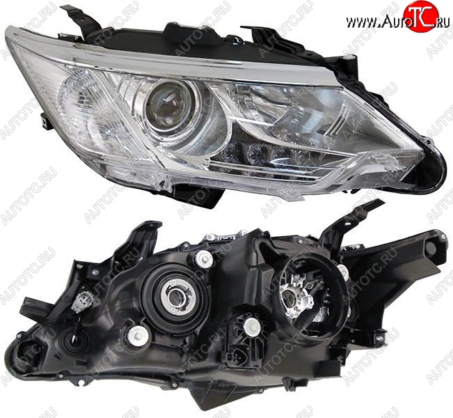 5 799 р. Правая фара SAT (под ксенон) Toyota Camry XV55 1-ый рестайлинг (2014-2017)  с доставкой в г. Пермь