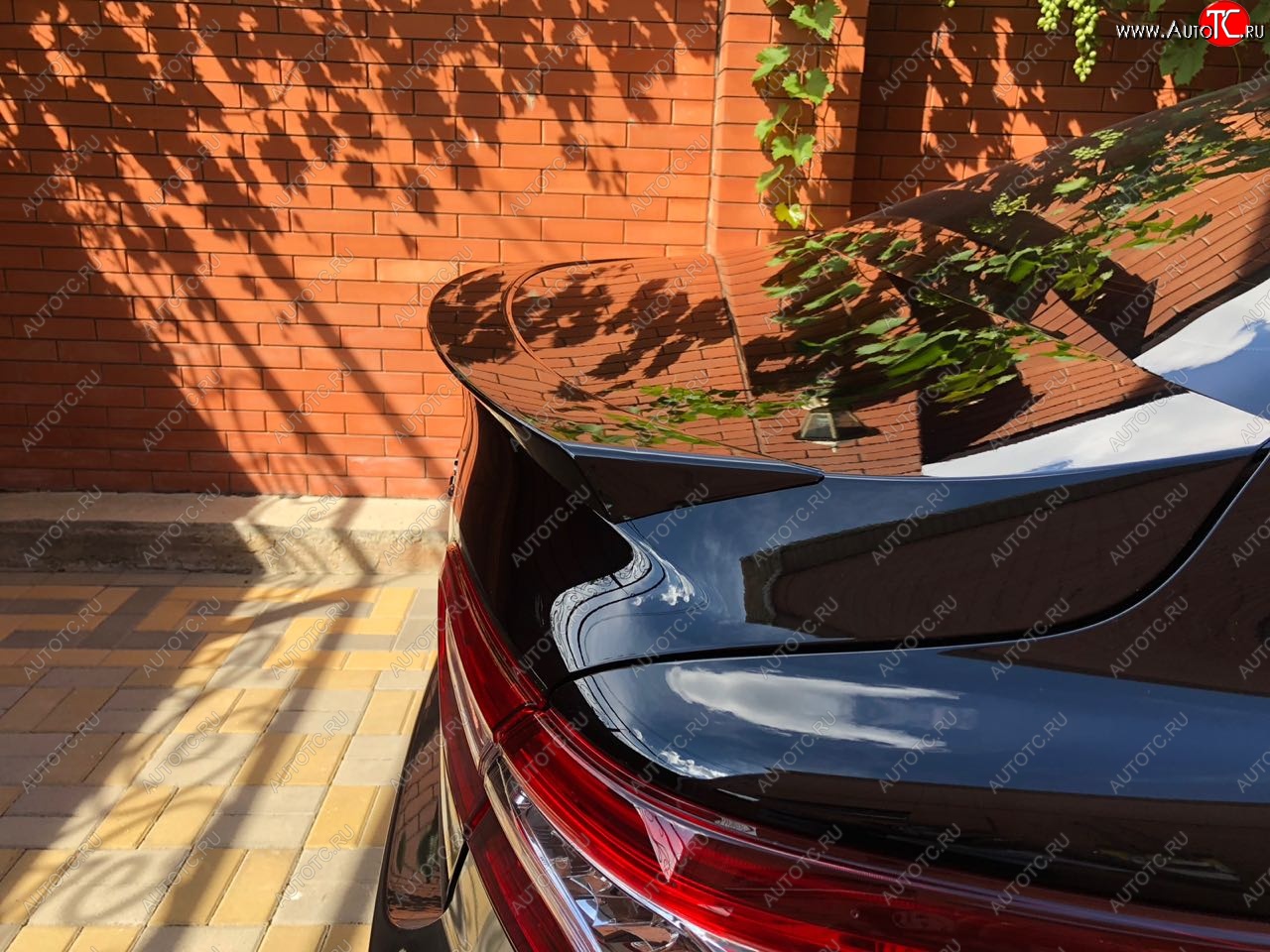 3 399 р. Лип спойлер АВТОКРАТ Toyota Camry XV70 дорестайлинг (2017-2021) (Неокрашенный)  с доставкой в г. Пермь