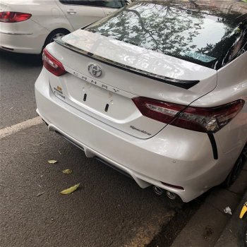 3 399 р. Лип спойлер АВТОКРАТ Toyota Camry XV70 дорестайлинг (2017-2021) (Неокрашенный)  с доставкой в г. Пермь. Увеличить фотографию 5