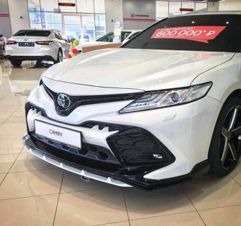 Решетка в передний бампер HEMMES Toyota Camry  XV70 (2017-2021) дорестайлинг