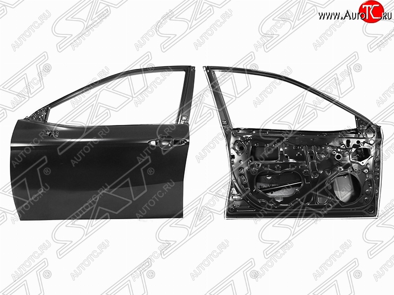 13 999 р. Левая дверь передняя SAT Toyota Camry XV70 дорестайлинг (2017-2021) (Неокрашенная)  с доставкой в г. Пермь
