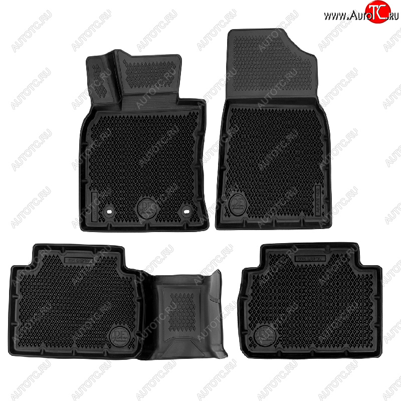 4 599 р. Коврики салона DELFORM ❞EVA 3D Premium❝ (термоэластопласт/ТЭП) Toyota Camry XV70 дорестайлинг (2017-2021)  с доставкой в г. Пермь