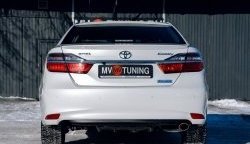 4 649 р. Козырёк на заднее стекло Tuning-Sport  Toyota Camry ( XV50,  XV55) (2011-2018) дорестайлинг, 1-ый рестайлинг, 2-ой рестайлинг (Неокрашенный)  с доставкой в г. Пермь. Увеличить фотографию 4