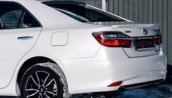 4 649 р. Козырёк на заднее стекло Tuning-Sport  Toyota Camry ( XV50,  XV55) (2011-2018) дорестайлинг, 1-ый рестайлинг, 2-ой рестайлинг (Неокрашенный)  с доставкой в г. Пермь. Увеличить фотографию 7