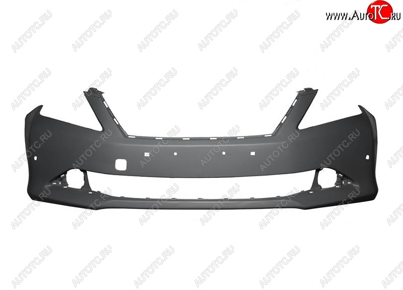 3 189 р. Передний бампер Стандартный (с отверстиями под парктроник) Toyota Camry XV50 дорестайлинг (2011-2014) (Неокрашенный)  с доставкой в г. Пермь