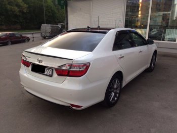 Лип спойлер АВТОКРАТ Toyota Camry ( XV50,  XV55) (2011-2018) дорестайлинг, 1-ый рестайлинг, 2-ой рестайлинг