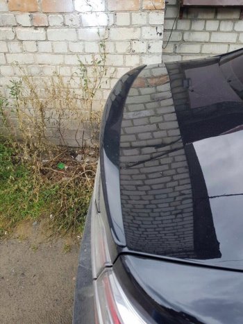 2 799 р. Лип спойлер АВТОКРАТ Toyota Camry XV55 1-ый рестайлинг (2014-2017) (Неокрашенный)  с доставкой в г. Пермь. Увеличить фотографию 3