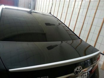 2 799 р. Лип спойлер АВТОКРАТ Toyota Camry XV55 1-ый рестайлинг (2014-2017) (Неокрашенный)  с доставкой в г. Пермь. Увеличить фотографию 4