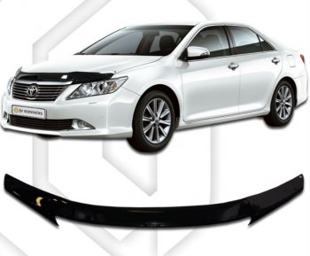 Дефлектор капота (Euro) CA-Plastiс Toyota Camry  XV50 (2011-2014) дорестайлинг