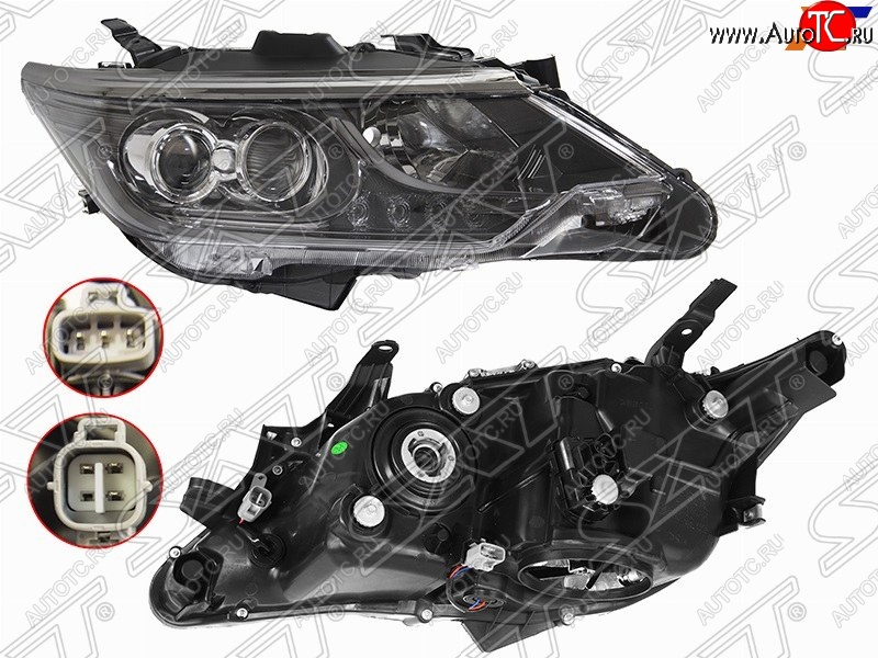 17 499 р. Правая фара SAT (LED) Toyota Camry XV55 2-ой рестайлинг (2017-2018)  с доставкой в г. Пермь