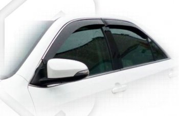 Дефлектора окон (EURO) CA-Plastic Toyota Camry XV50 дорестайлинг (2011-2014)