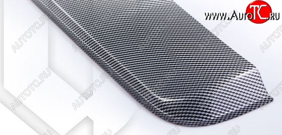 2 299 р. Универсальный дефлектор люка CA-Plastiс (840 мм)   (Шелкография карбон-серебро)  с доставкой в г. Пермь