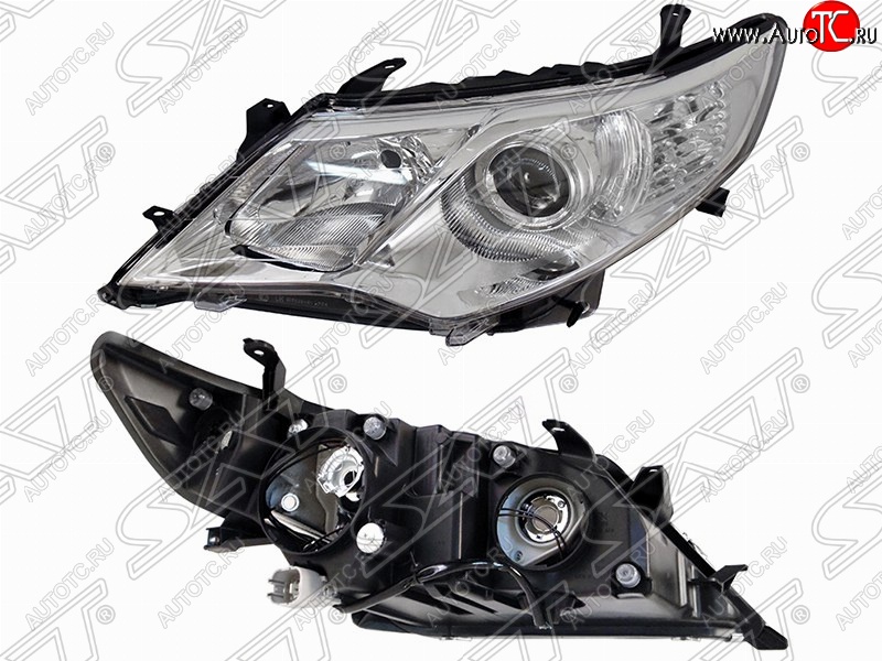 40 699 р. Левая фара (с электрокорректором) (USA TYPE) SAT Toyota Camry XV50 дорестайлинг (2011-2014)  с доставкой в г. Пермь