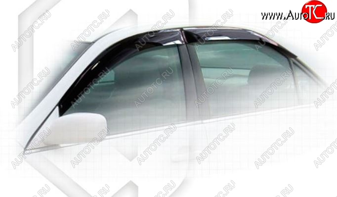 2 079 р. Дефлектора окон CA-Plastic  Toyota Camry  XV30 (2001-2004) дорестайлинг (Classic полупрозрачный, Без хром.молдинга)  с доставкой в г. Пермь