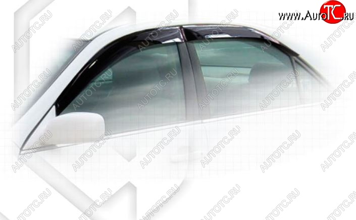 2 079 р. Дефлектора окон CA-Plastic  Toyota Camry  XV30 (2004-2006) рестайлинг (Classic полупрозрачный, Без хром.молдинга)  с доставкой в г. Пермь