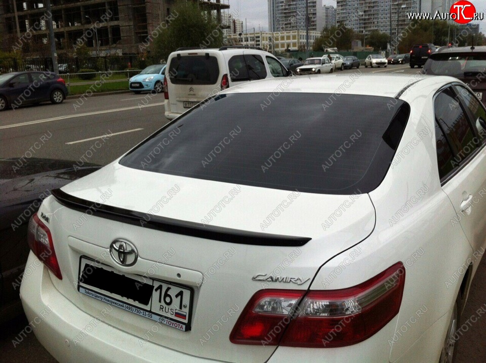 3 399 р. Лип спойлер АВТОКРАТ  Toyota Camry  XV40 (2006-2011) дорестайлинг, рестайлинг (Неокрашенный)  с доставкой в г. Пермь