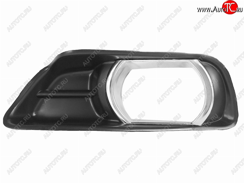 293 р. Левая вставка в бампер под ПТФ (хром. ободок) SAT Toyota Camry XV40 дорестайлинг (2006-2008)  с доставкой в г. Пермь