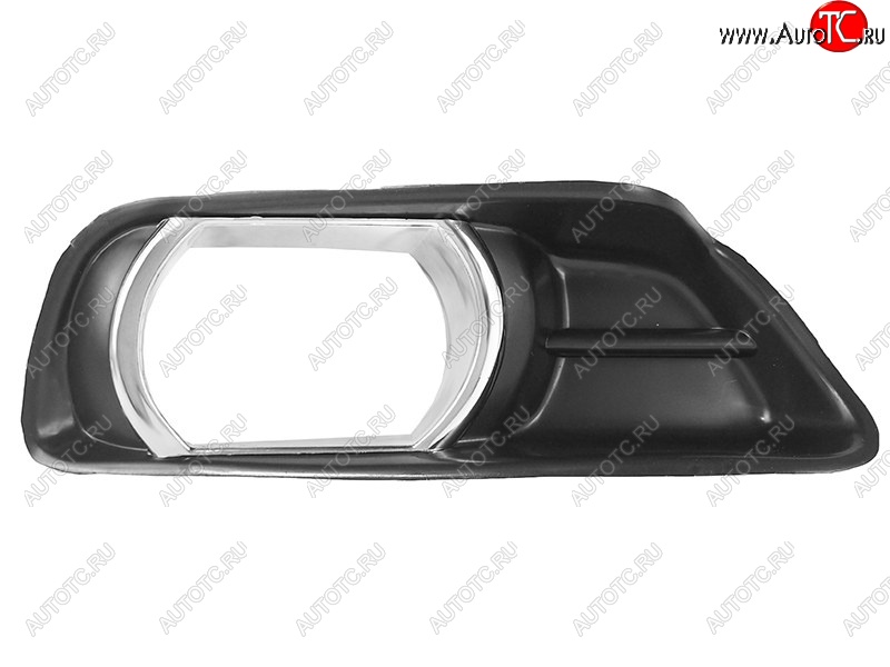 293 р. Правая вставка в бампер под ПТФ (хром. ободок) SAT Toyota Camry XV40 дорестайлинг (2006-2008)  с доставкой в г. Пермь