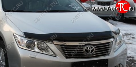 3 299 р. Дефлектор капота NovLine-Autofamily (рестайлинг) Toyota Camry XV50 дорестайлинг (2011-2014)  с доставкой в г. Пермь