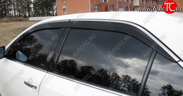 5 349 р. Комплект дефлекторов окон СТ Toyota Camry XV50 дорестайлинг (2011-2014)  с доставкой в г. Пермь