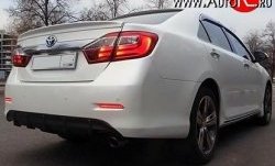 5 599 р. Козырёк на заднее стекло Modellista Toyota Camry XV55 1-ый рестайлинг (2014-2017) (Неокрашенный)  с доставкой в г. Пермь. Увеличить фотографию 2