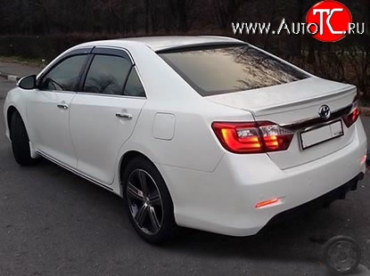 5 599 р. Козырёк на заднее стекло Modellista Toyota Camry XV55 1-ый рестайлинг (2014-2017) (Неокрашенный)  с доставкой в г. Пермь